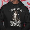 World's Greatest Border Collie Grandpa Dog Pet Lover Hoodie Unique Gifts