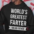 World's Greatest Farter I Mean Father Dad Vintage Look Hoodie Unique Gifts