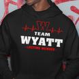 Wyatt Surname Family Name Team Wyatt Lifetime Member Hoodie Funny Gifts