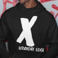 X Straight Edge Hardcore Punk Rock Band Fan Outfit Hoodie Unique Gifts