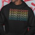 Zandvoort Aan Zee Netherlandsintage Retro Holiday Hoodie Lustige Geschenke