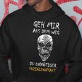 Zombie Skull Hoodie - Vermeide unnötigen Sozialkontakt, Lustiges Motiv Lustige Geschenke