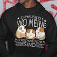 Zuhause Ist Wo Meine Meerschweinchen Sind Guinea Pigs Hoodie Lustige Geschenke