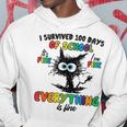 100 Days Of School It's Fine I'm Fine Everything Is Fine Hoodie Unique Gifts