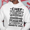 40Th Birthday Chef Für Dich Das Beste 40 Jahre Gray Hoodie Lustige Geschenke