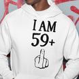 I Am 59 Plus 1 Lustiger 60 Geburtstag 1960 1961 Hoodie Lustige Geschenke