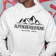 Alpenüberquung Oberstdorf Meran E5 Idea Hoodie Lustige Geschenke