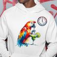 Always 5 O'clock Colorful Parrot Drinking Margarita Hoodie Personalized Gifts
