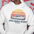 Anna Maria Island Fl Vintage Boating 70S Retro Boat Hoodie Unique Gifts