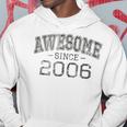 Awesome Since 2006 Vintage Style Born In 2006 Birthday Hoodie Unique Gifts
