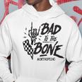 Bad To The Bone Retro Skeleton Orthopedic Surgeon Rn Squad Hoodie Unique Gifts