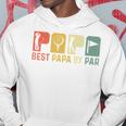 Best Papa By Par Golf Opa Golfer Golfing Dad Retro Kapuzenpullover Lustige Geschenke