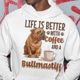 Bullmastiff-Hunderasse Das Leben Ist Besser Mit Kaffee Und Einem Hoodie Lustige Geschenke