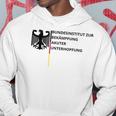 Bundesinstitut Zur Bekämpfung Akuter Unterhopfung White Hoodie Lustige Geschenke