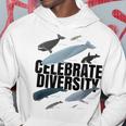 Celebrar La Diversidad Tipos De Regalos De Ballenas Para Los Amantes De Las Ballenas Sudadera Regalos divertidos