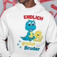 Children's Endlich Großer Bruder 2023 Announce Dino 80 Hoodie Lustige Geschenke