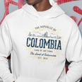 Colombia Retro Style Vintage Colombia Hoodie Lustige Geschenke