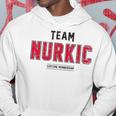 Distressed Team Nurkic Proud Family Surname Last Name Hoodie Funny Gifts