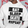 Eat Sleep Skate Repeat Hoodie Lustige Geschenke