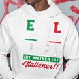 Egal Wie Cool Dein Papa Ist Meiner Ist Italiener Italien Raglan Kapuzenpullover Lustige Geschenke