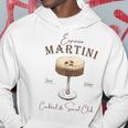 Espresso Martini Social Club Drinking Vintage Hoodie Unique Gifts