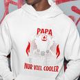 Freiwillige Feuerwehr Papa Spruchatertag Feuerwehrmann Raglan Kapuzenpullover Lustige Geschenke