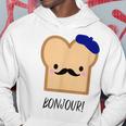 French Cute Kawaii Toast Francophile Food Hoodie Unique Gifts