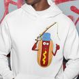 Fishing Hot Dog Vintage Hot Dog Fishermen Hoodie Unique Gifts