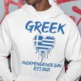 Greek Independence Day National Pride Roots Country Flag Hoodie Unique Gifts