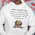 Happy Father's Day Thank You For Being My Daddy Dog Lovers Hoodie Unique Gifts