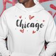 I Heart Chicago Illinois Cute Love Hearts Hoodie Unique Gifts