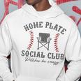 Home Plate Social Club Pitches Be Crazy Baseball Hoodie Personalized Gifts
