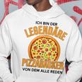 Ich Bin Der Legendary Pizza Baker Der Weltbeste Pizzabäcker Hoodie Lustige Geschenke