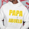 Ich Habe Zwei Titel Papa Und Abuelo Opa Spanien Raglan Kapuzenpullover Lustige Geschenke