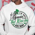 I'm Not Irish But Kiss Me Anyway St Patrick's Skeleton Hoodie Unique Gifts