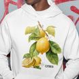 Lemon Fruit Citrus Botanical Cottagecore Aesthetic Gardening Hoodie Unique Gifts