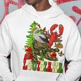 Louisiana Cajun Christmas Crawfish Pelican Alligator Xmas Hoodie Personalized Gifts