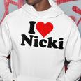 I Love Heart Nicki Hoodie Funny Gifts