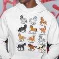Muchas Razas De Caballos Caballos Kawaii De Dibujos Animados Sudadera Regalos divertidos