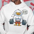 No Pain No Gain Duck Gym Workout & Fitness Training Hoodie Funny Gifts