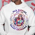 Old Hippies Don't Die Fade Into Crazy Grandmas Hoodie Unique Gifts