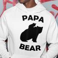 Papa Bear Baby Cub Für Papa Zumatertag Kapuzenpullover Lustige Geschenke