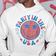 Party In The Usa 4Th Of July Preppy Smile Hoodie Personalized Gifts