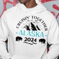 Retro Alaska Cruise 2024 Family Cruise 2024 Family Matching Hoodie Funny Gifts