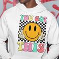 You Got This Retro Smile Motivational Testing Day Teacher Hoodie Unique Gifts
