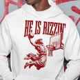 He Is Rizzin Jesus Basketball Easter Meme Hoodie Unique Gifts
