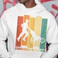 Running Buddies Buggy Baby Stroller Dad Vintage Runner Hoodie Unique Gifts