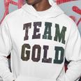 Sports Team Gold Field Day Go Spirit Summer Camp Game 2024 Hoodie Funny Gifts
