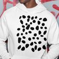 Spotted White With Black Polka Dots Dalmatian Hoodie Unique Gifts