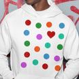 Spotty Dots Spots & Heart Yellow Men Women Children Spot Hoodie Personalized Gifts